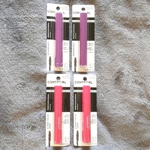 NWT Lot of 4: CoverGirl Very Black/Black Brown Mascaras
